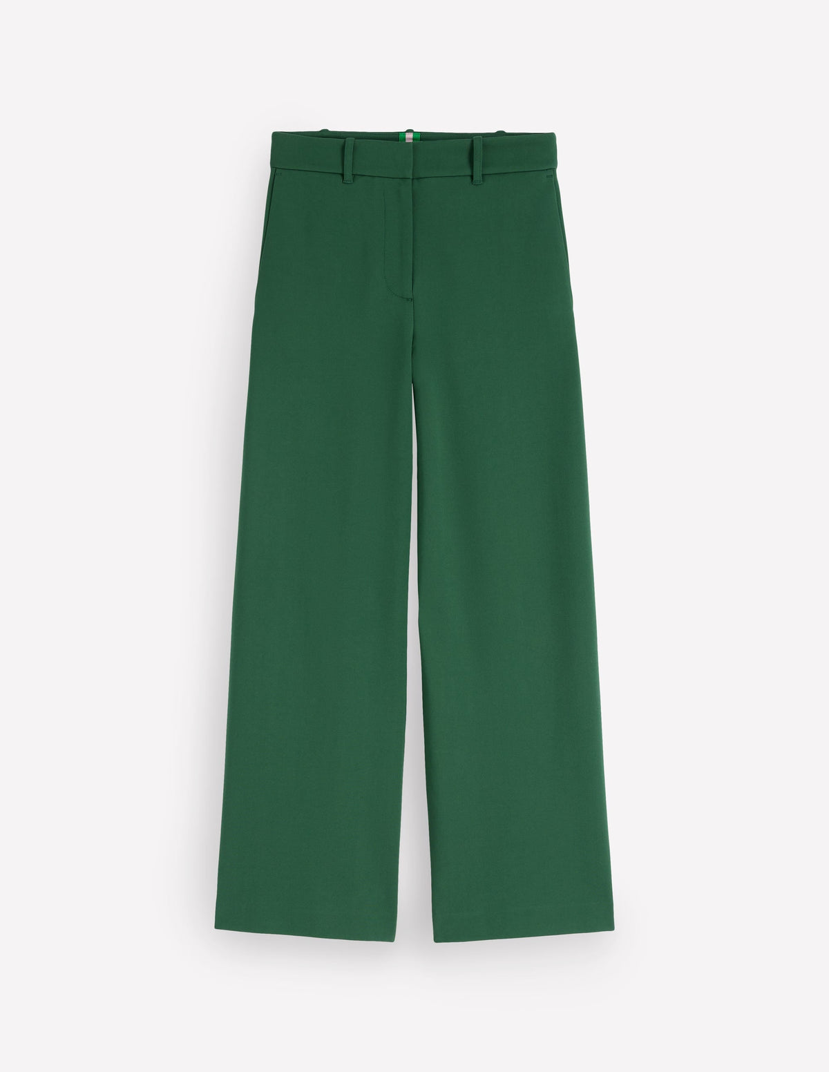 Belgravia Ponte Crop Pants-Hunter Green