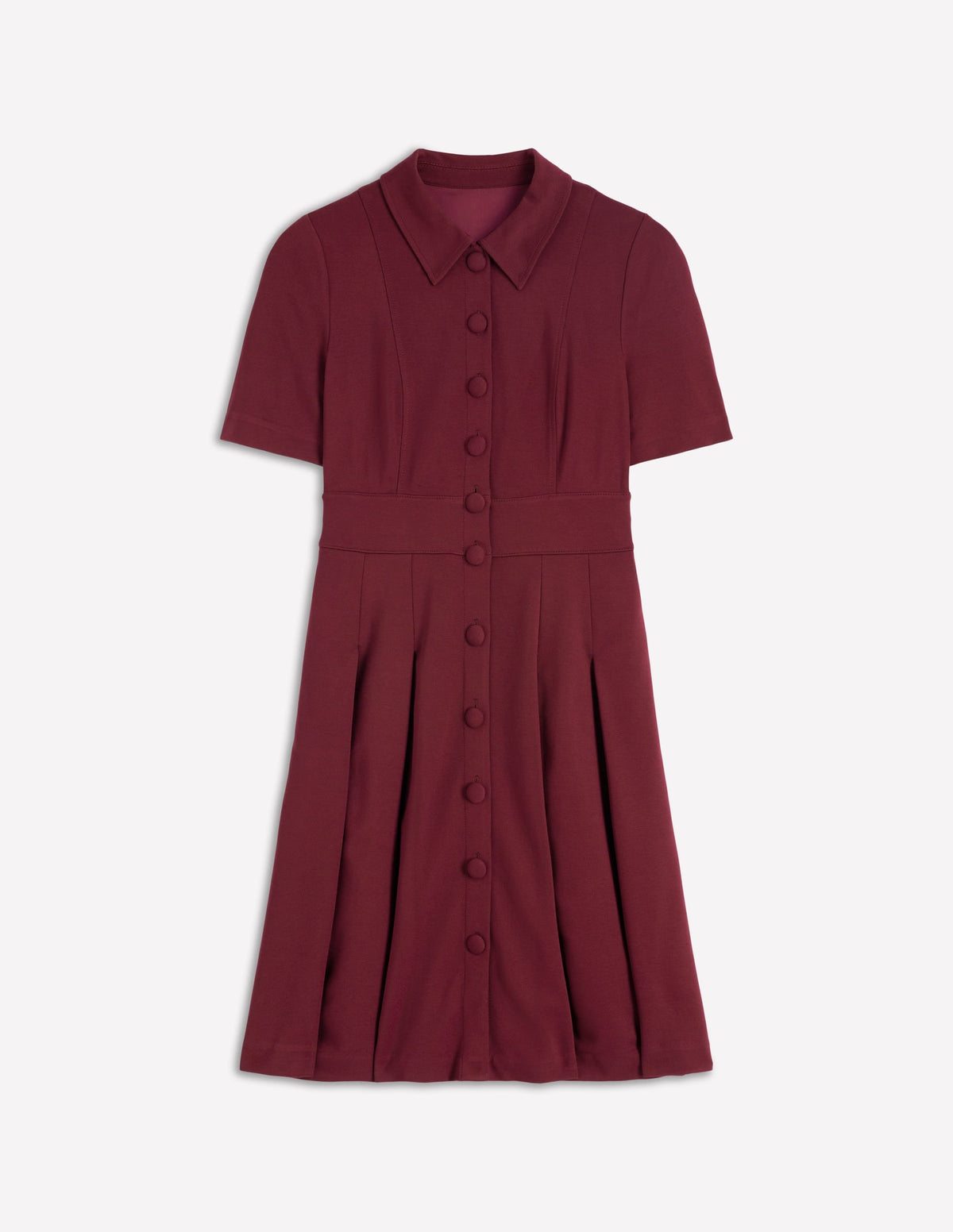 Bridget Ponte Short Dress-Deep Wisteria