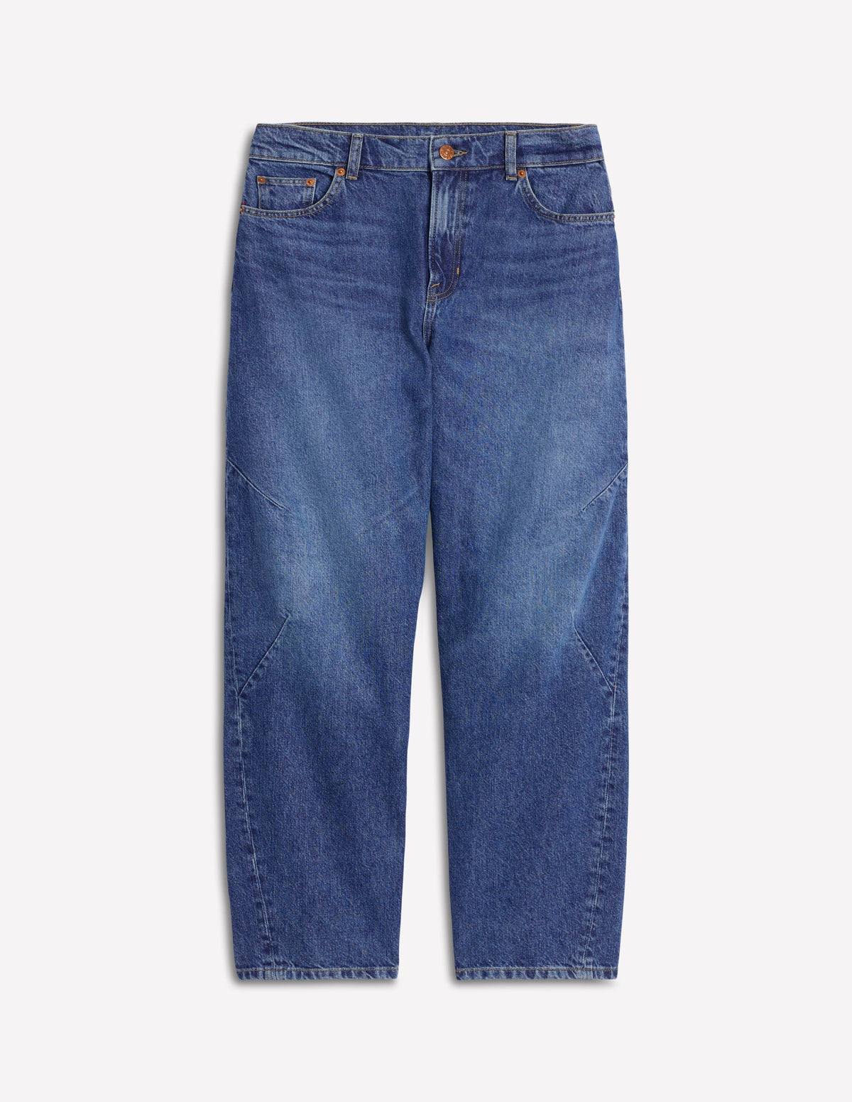 Barrel Leg Jeans-Mid Vintage