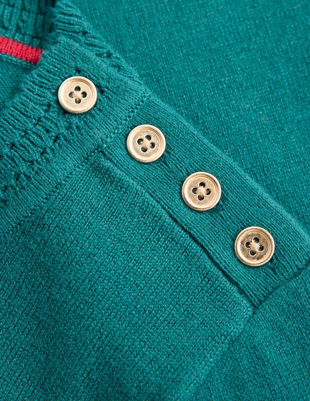 Briony Stitch Sweater-Drake Green