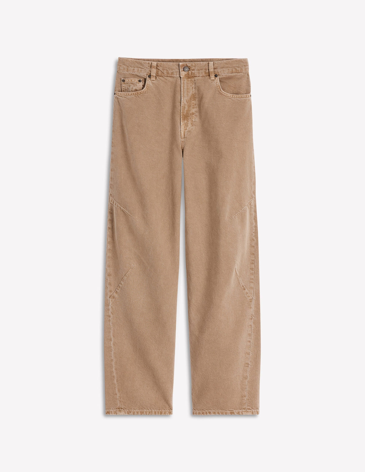 Barrel Jeans-Tobacco