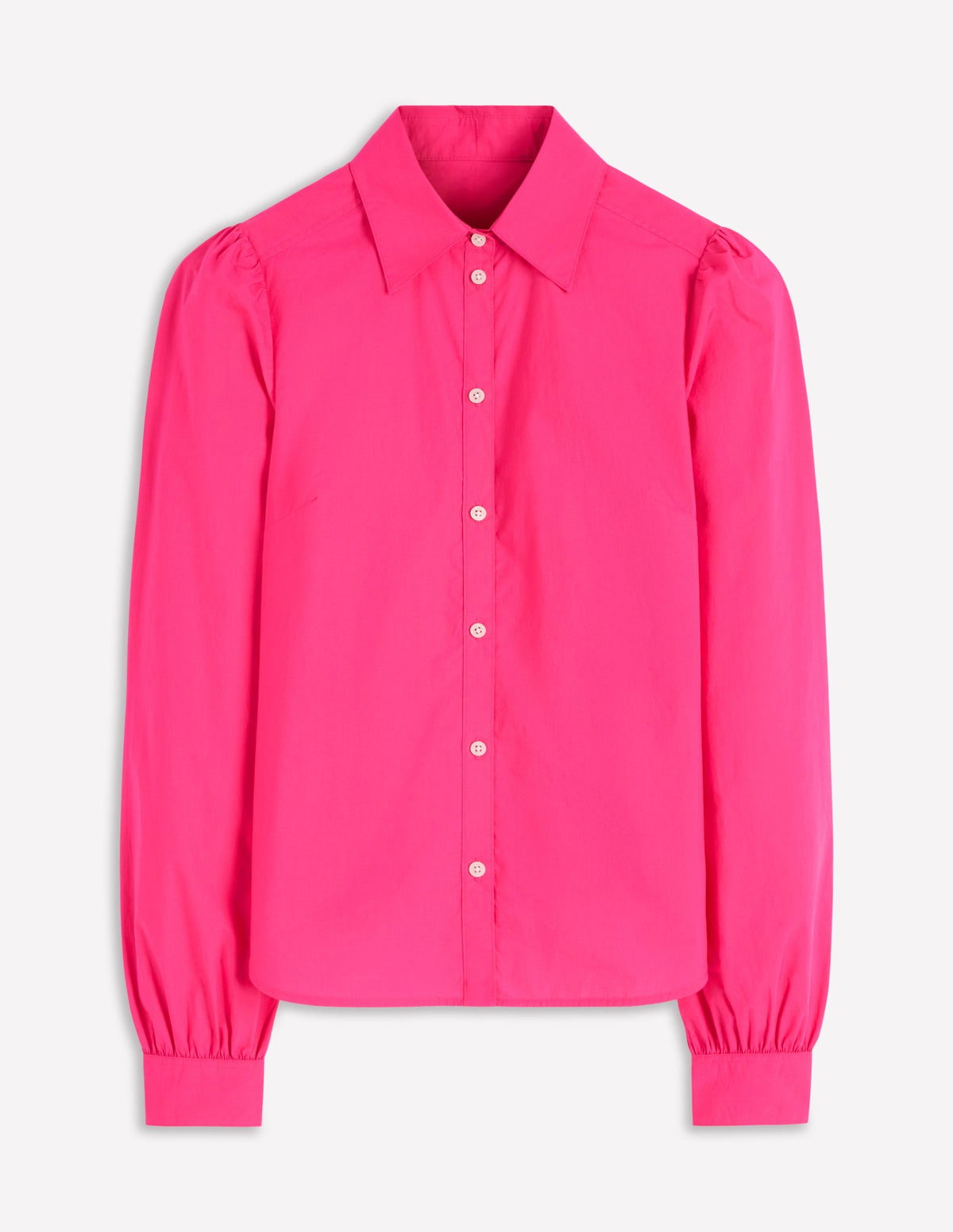Cara Cotton Shirt-Pop Pansy