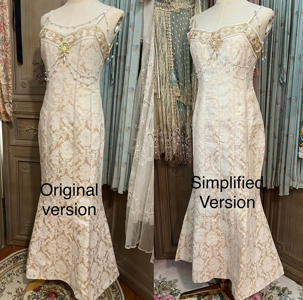 Baroque mermaid dress (original version)