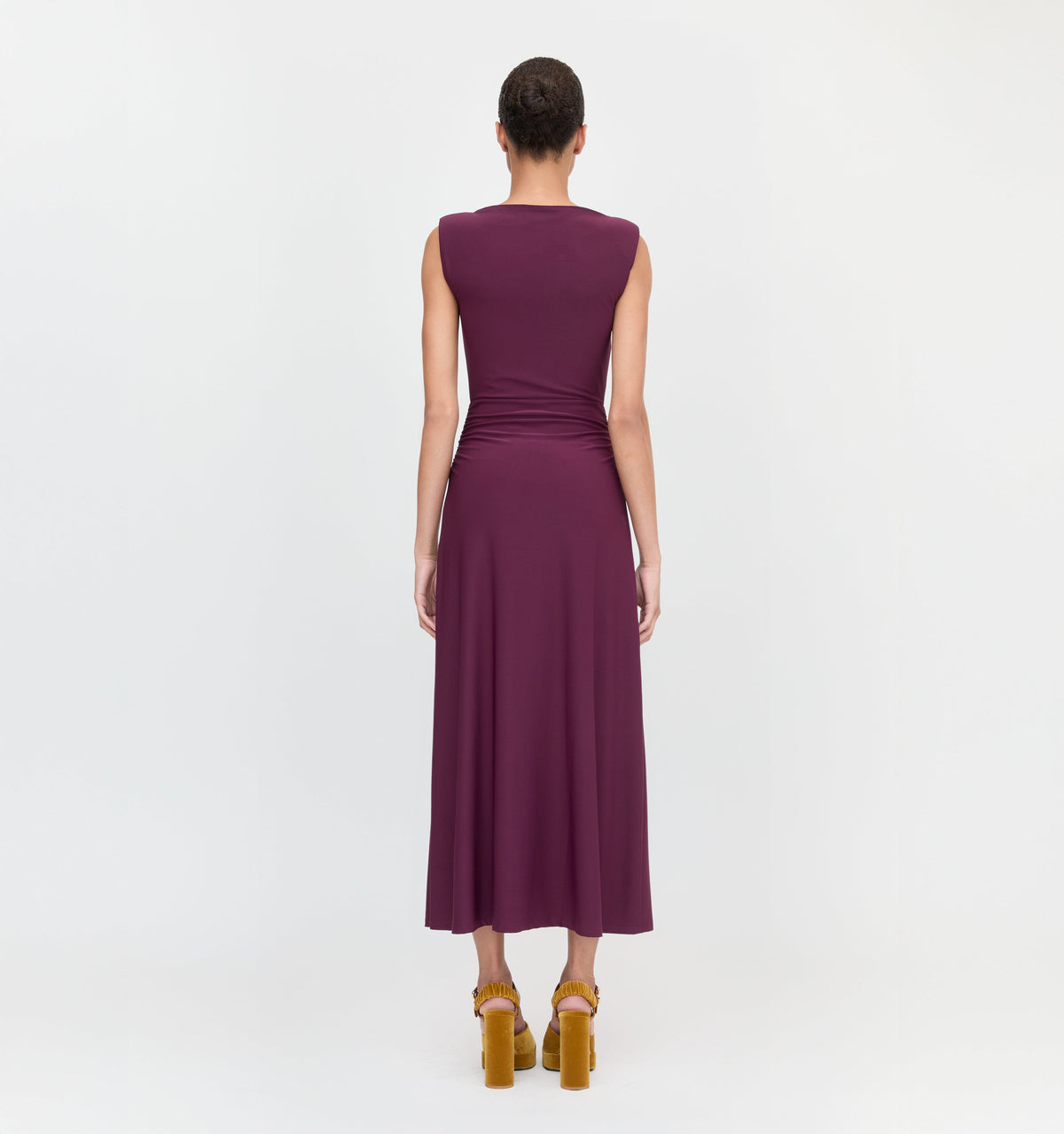 The Sloane Dress - Aubergine
