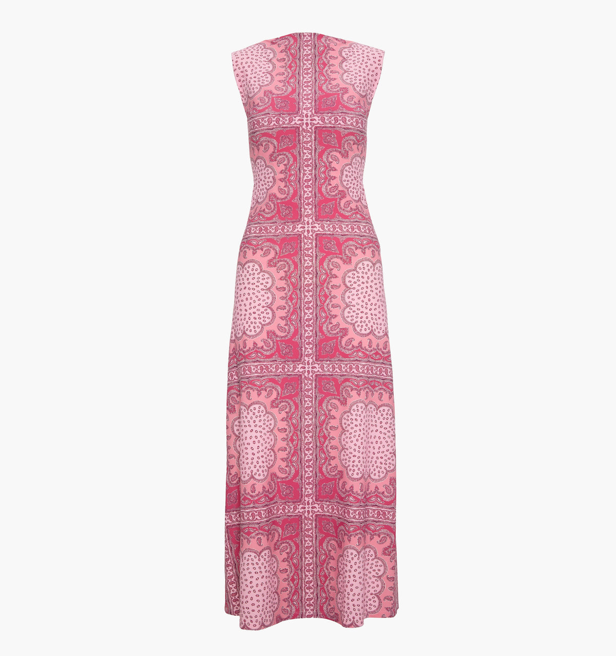 The Sloane Dress - Berry Paisley Scarf