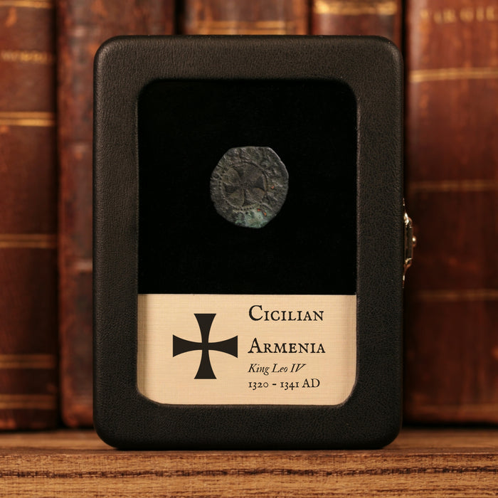 Cicilian Armenia, King Leo IV, AE One Pogh - 1320 to 1341 CE - The Crusades