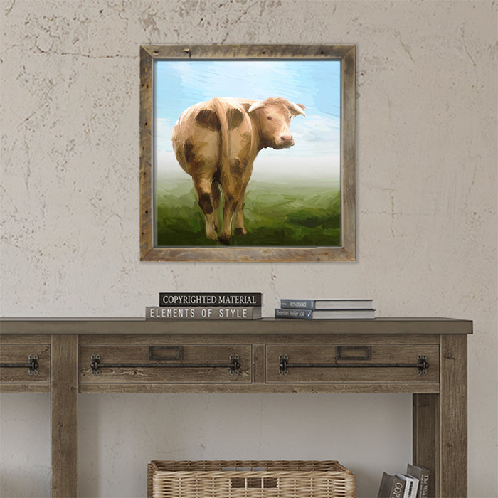 Cow Looking Back