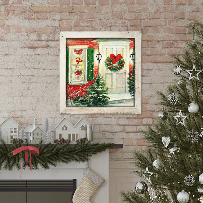 Decorated Christmas Door