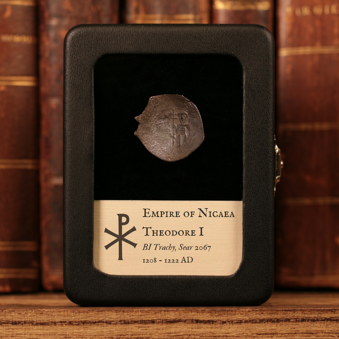 Empire of Nicaea, Emperor Theodore I, BI Trachy - 1208 to 1222 CE - The Crusades