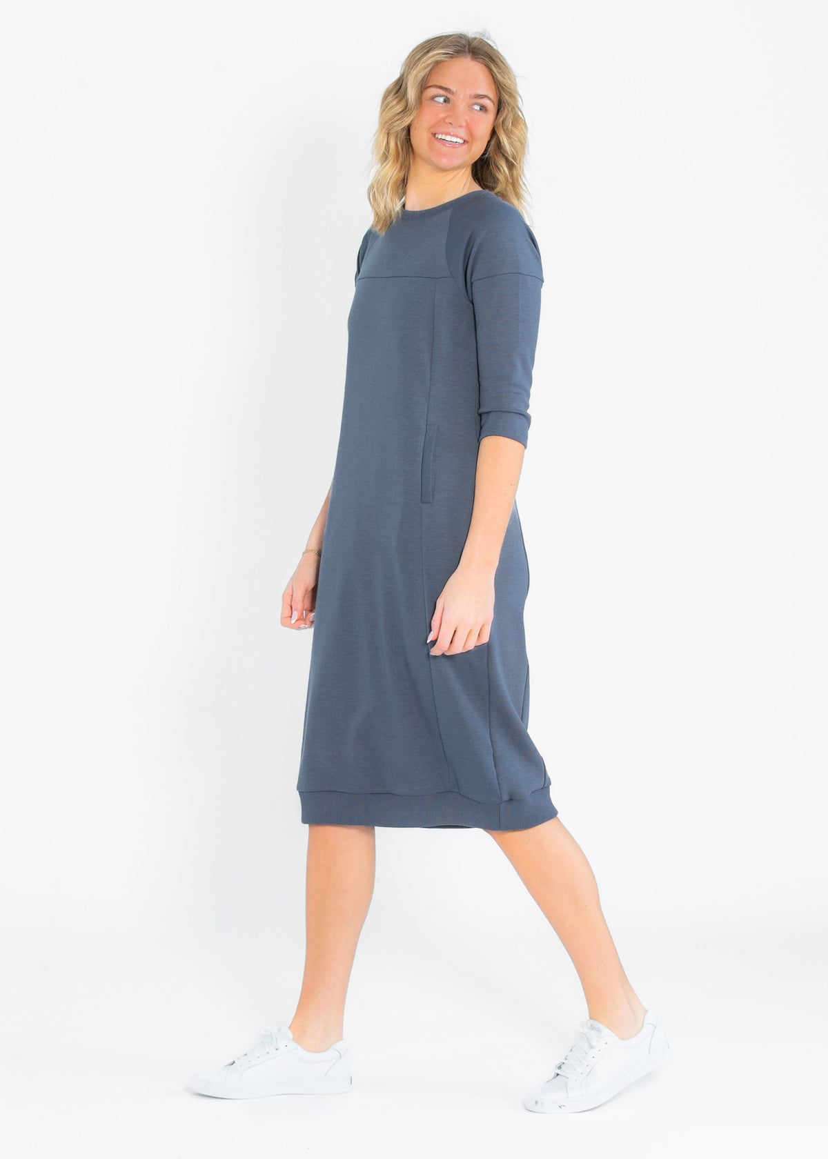 Liv Sweatshirt Midi Dress - FINAL SALE