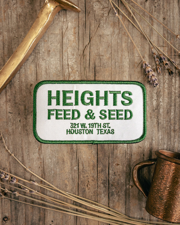 Patch | Heights Feed & Seed | Green & White | Manready Mercantile