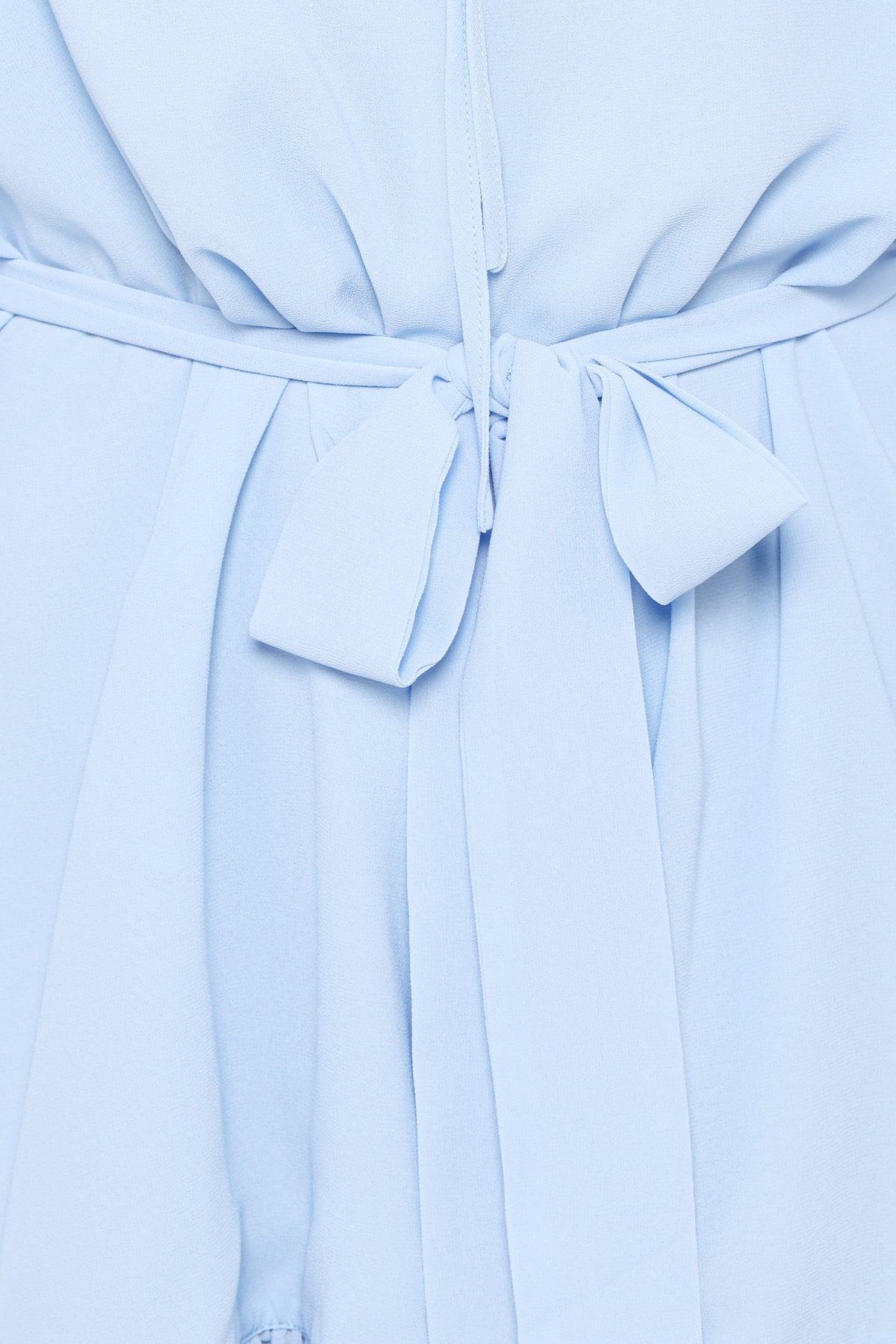 Brianna Long Sleeve Playsuit - Blue