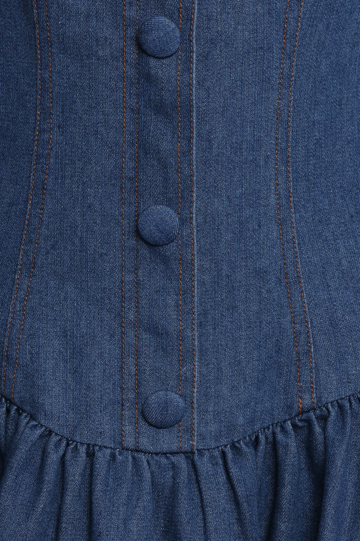 Tiziana Mini Dress - Indigo Denim
