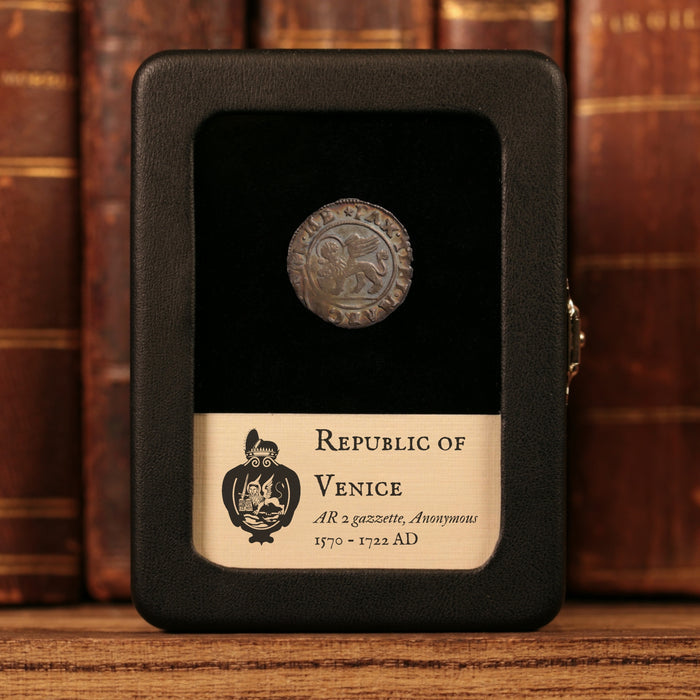 Republic of Venice, Anonymous Issue, AR 2 Gazzette - 1570 to 1722 CE - Italian States