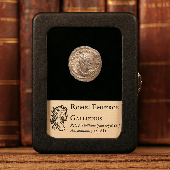 Rome, Emperor Gallienus, AR Antoninianus, Soldier Reverse - 254 CE - Roman Empire