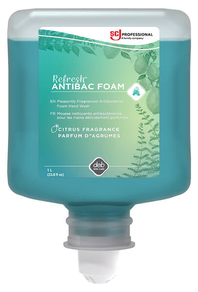SC Johnson Refresh Antibac Foam Hand Soap Citrus 1L Bulk | RedSavings Canada