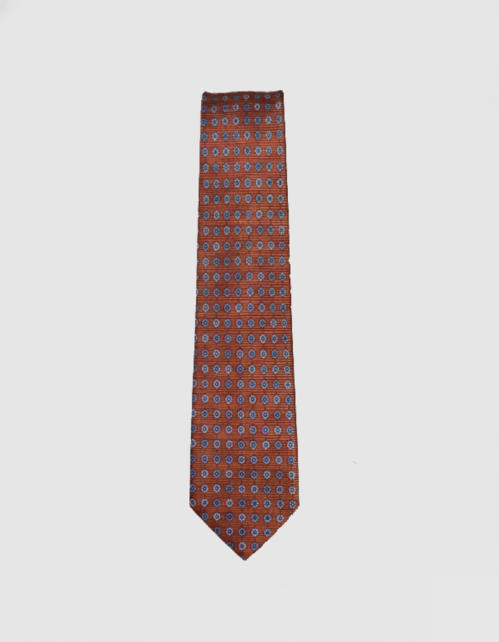 SPT985 Floral Copper Necktie