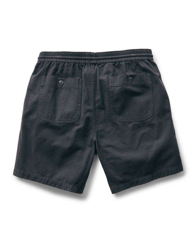 The Apres Short | Organic Faded Black Foundation Twill | Taylor Stitch