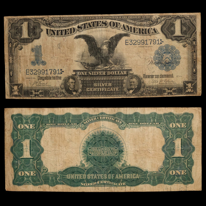 United States, One Dollar Silver Certificate, Lincoln & Grant - 1899 - United States of America