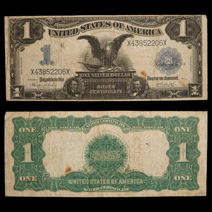 United States, One Dollar Silver Certificate, Lincoln & Grant - 1899 - United States of America