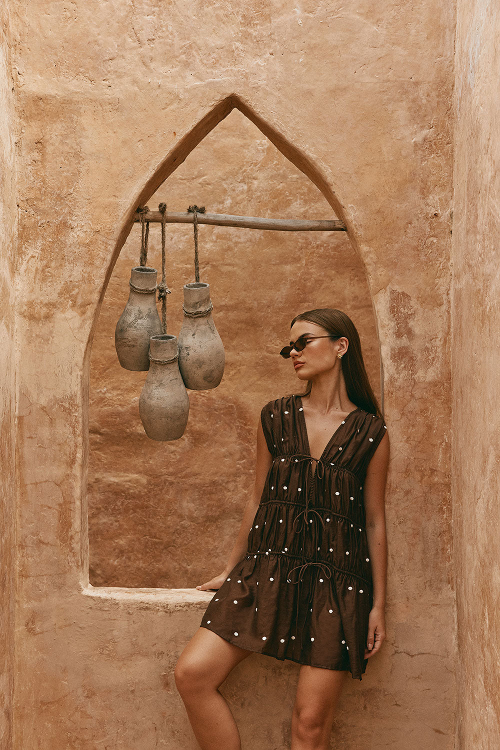 Joslin Dress - Chocolate Speck