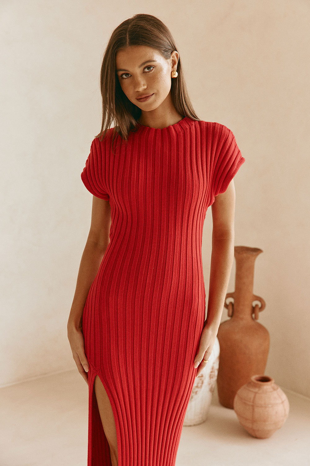 Gemini Dress - Red