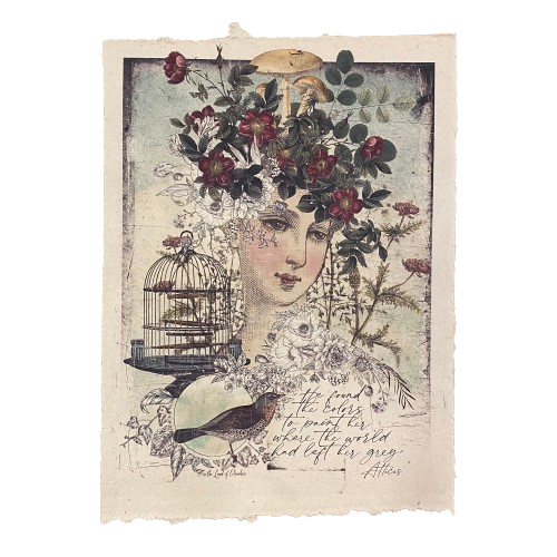 12x16 Artisan Paper Print, he found the colors