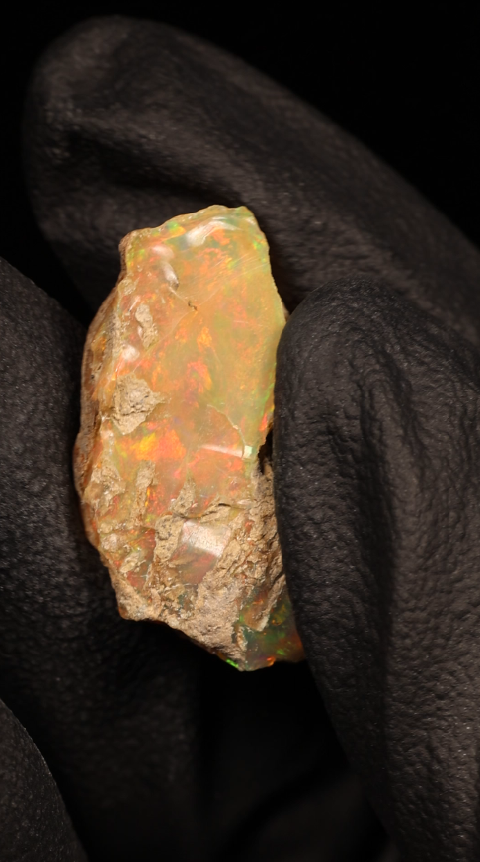 1.97g Rough Ethiopian Jewelry Grade Welo Opal