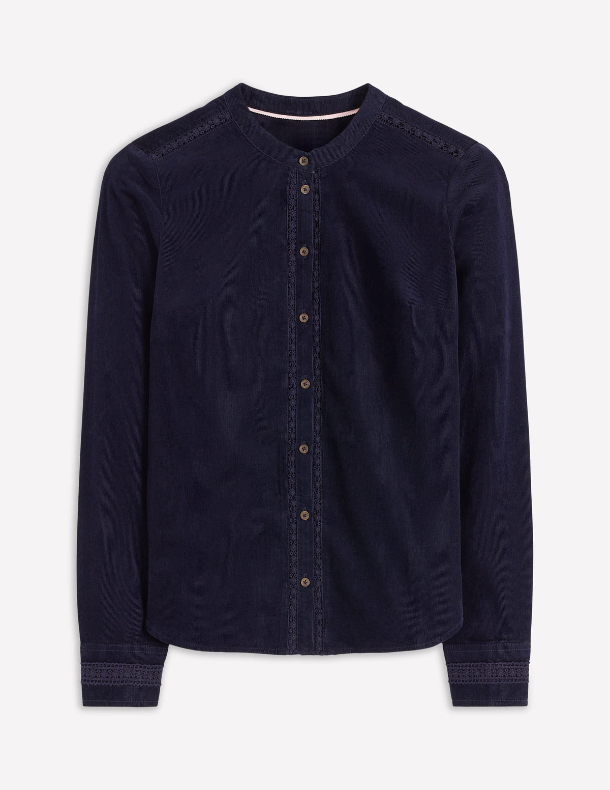 Victoria Cord Shirt-Navy