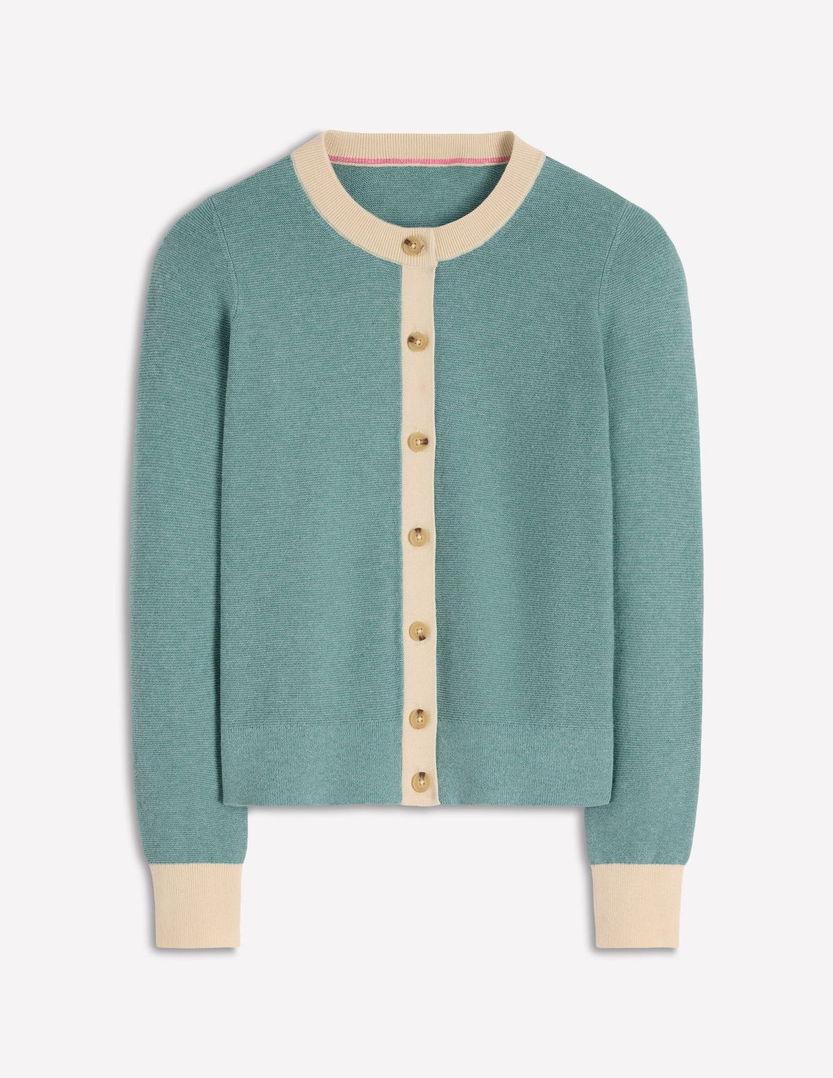 Grace Colour Block Cardigan-Cloudy Jane Blue