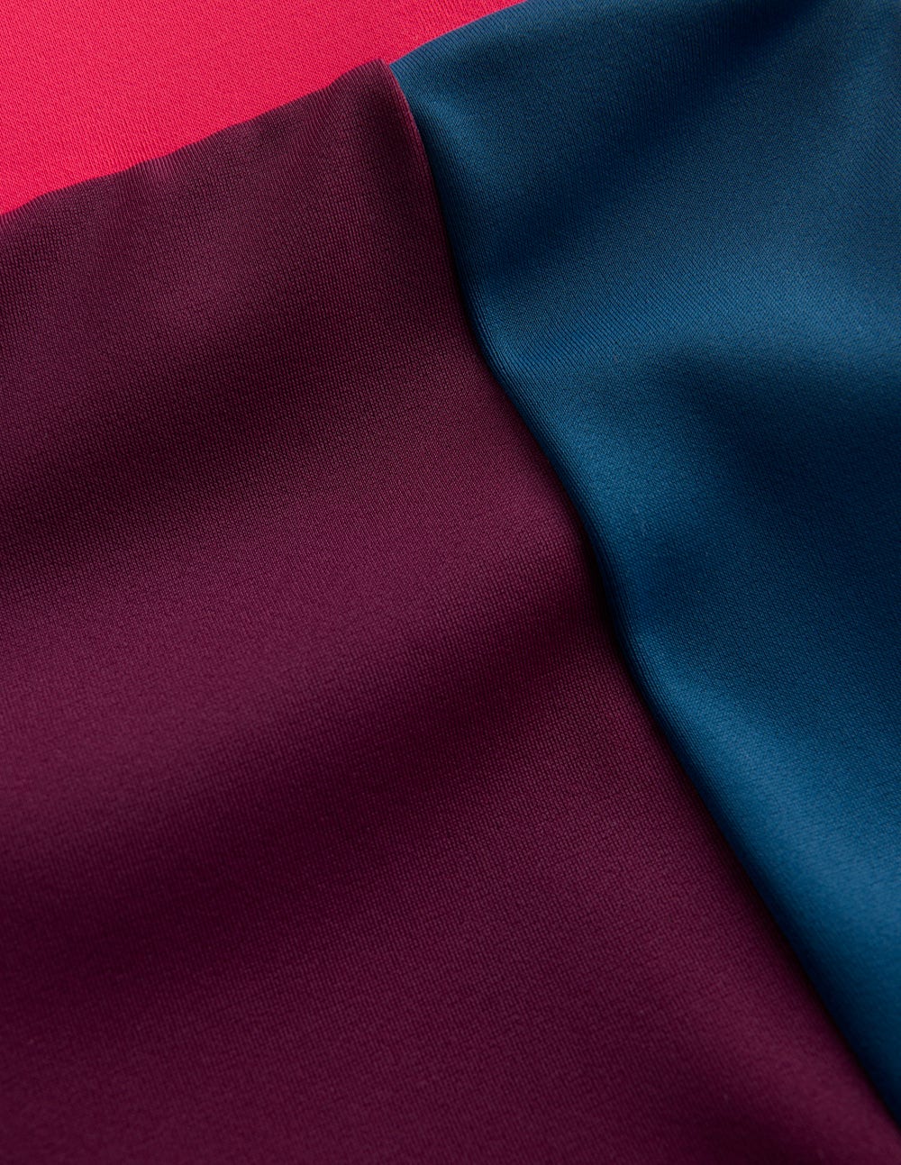 Rash Guard Swim Shorts-Purple, Colour block