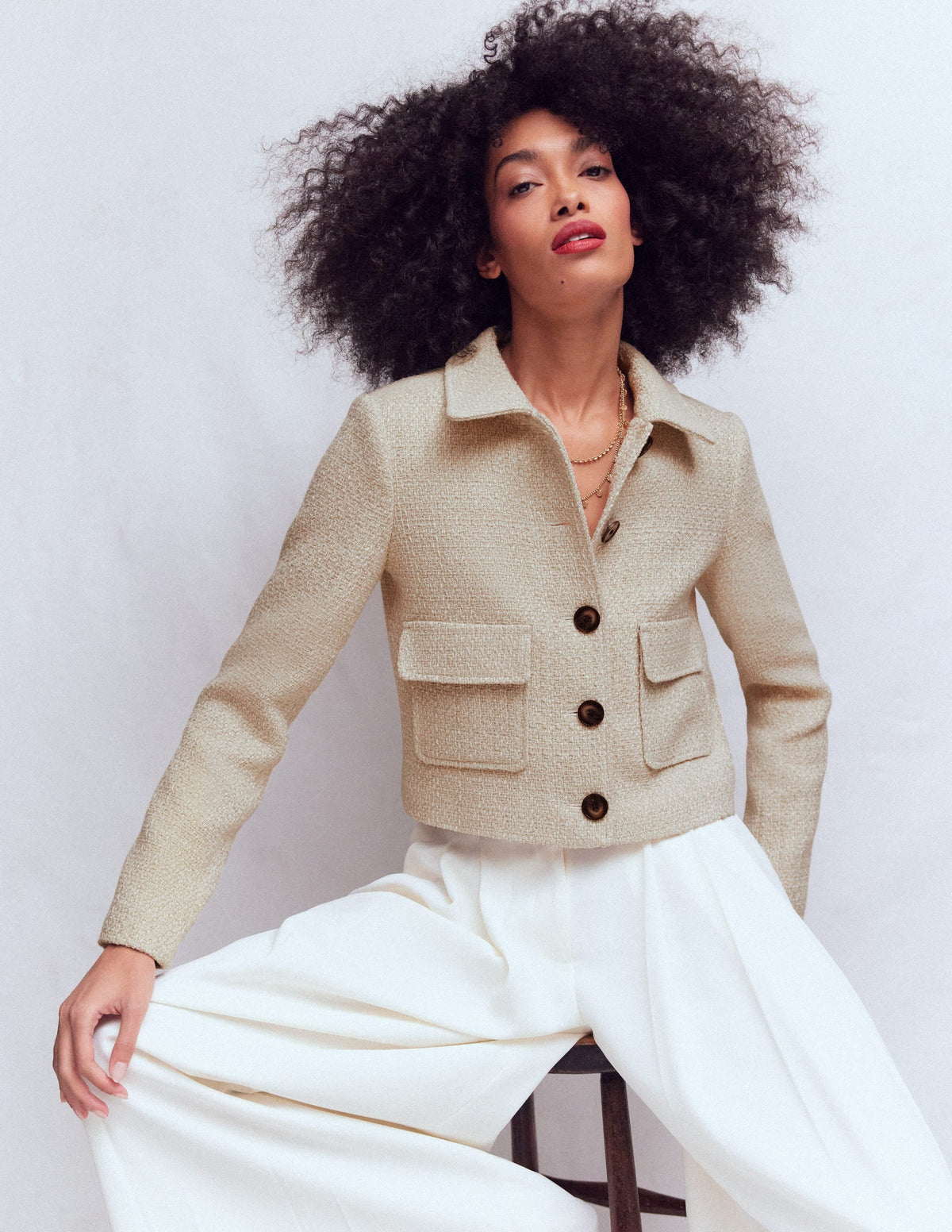 Lisburn Patch Pocket Jacket-Neutral