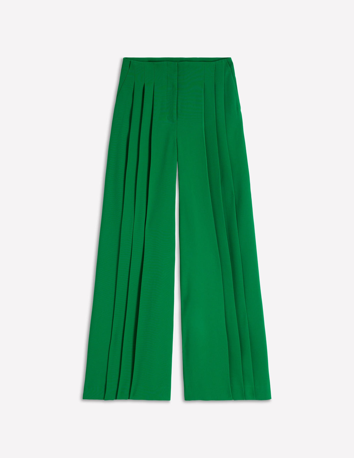 Regent Wide Leg Pants-Rich Emerald