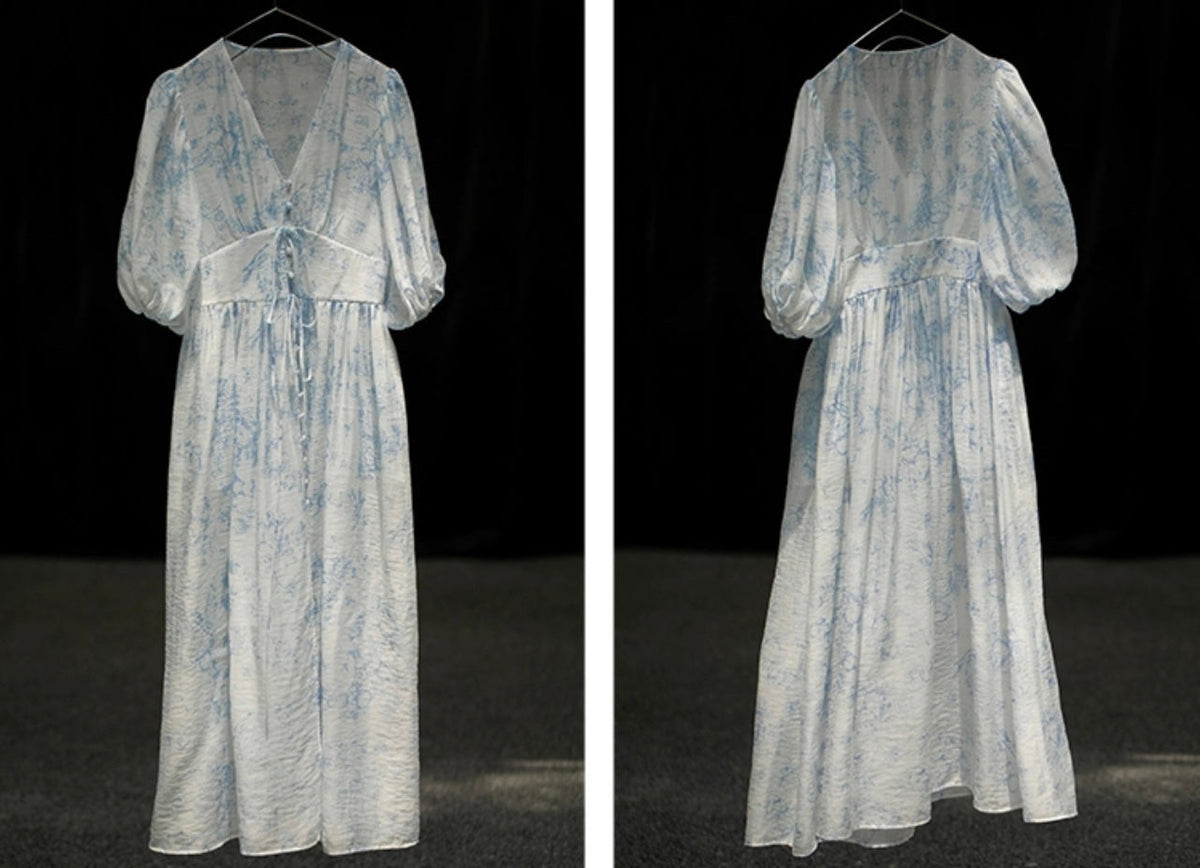 Ceramic-print dress