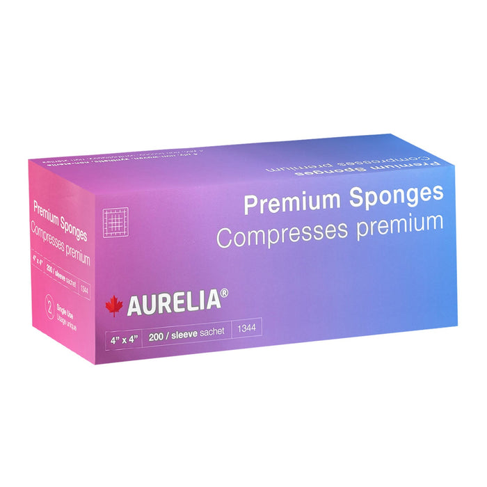 4 x 4 Aurelia Pre Gauze Synthetic Sponges, 2000/Cs - AURSS1344