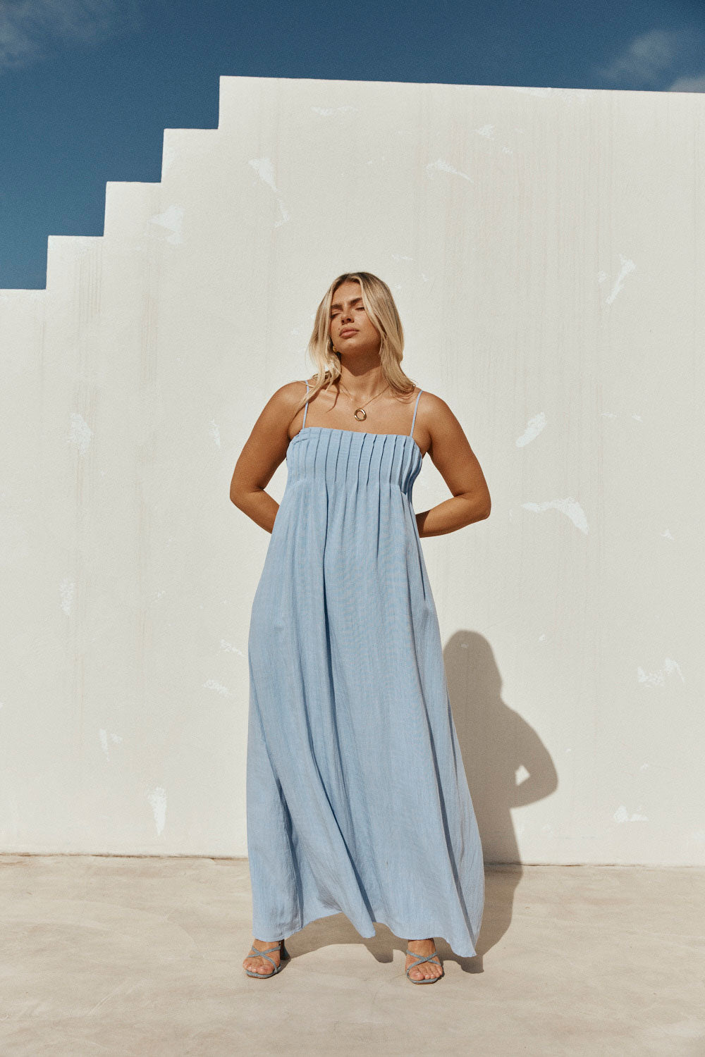 Ada Dress - Blue