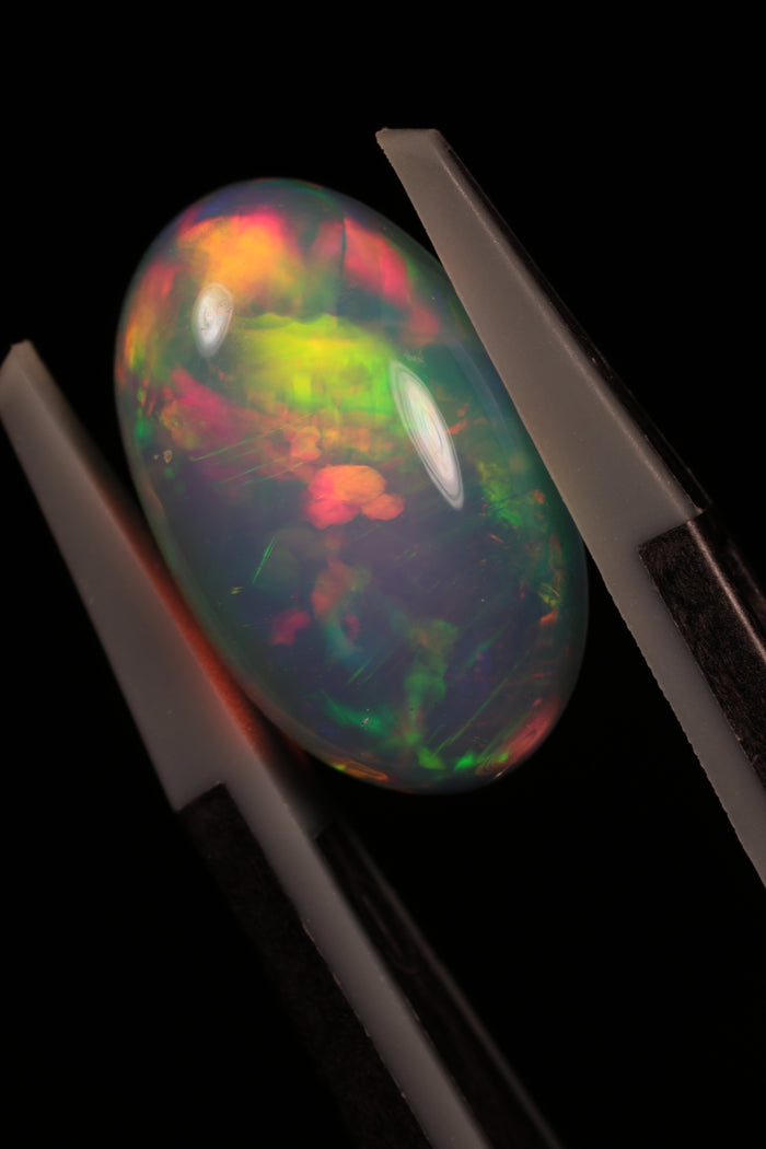 4.10ct Natural Ethiopian Oblong Cabochon