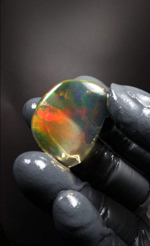 42.93ct Polished Ethiopian Welo Specimen Opal