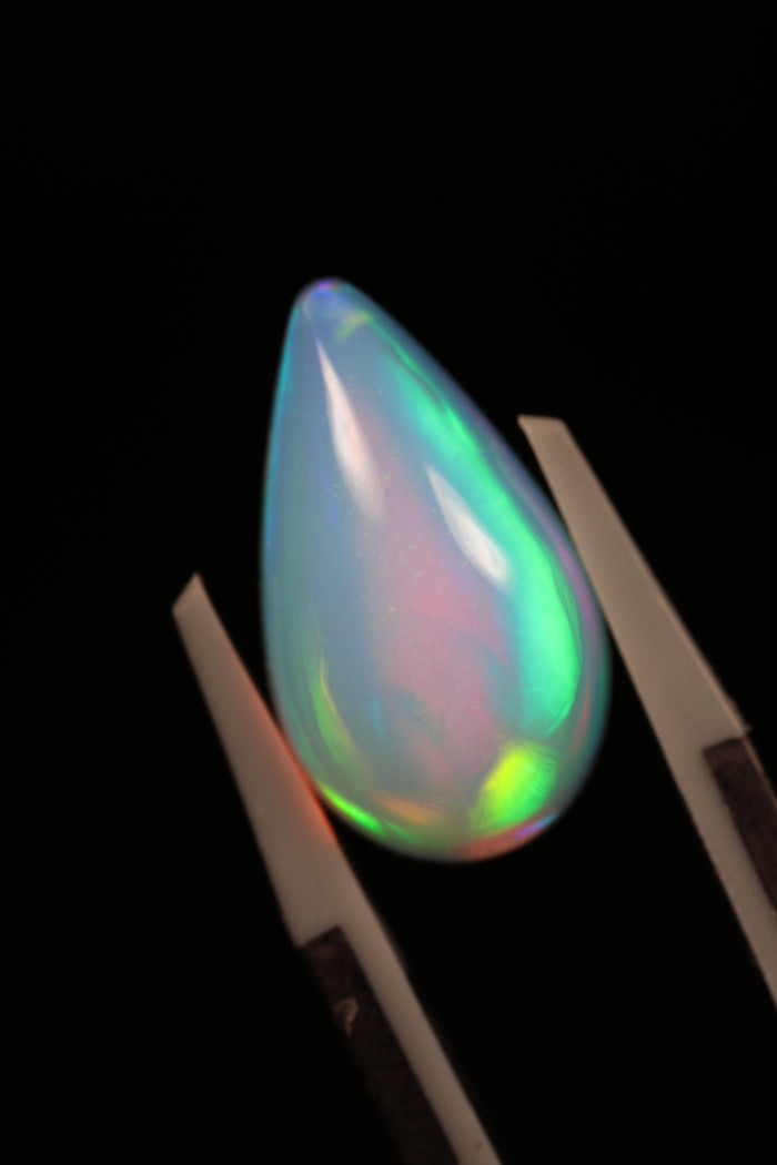 4.45ct Natural Ethiopian Teardrop Cabochon