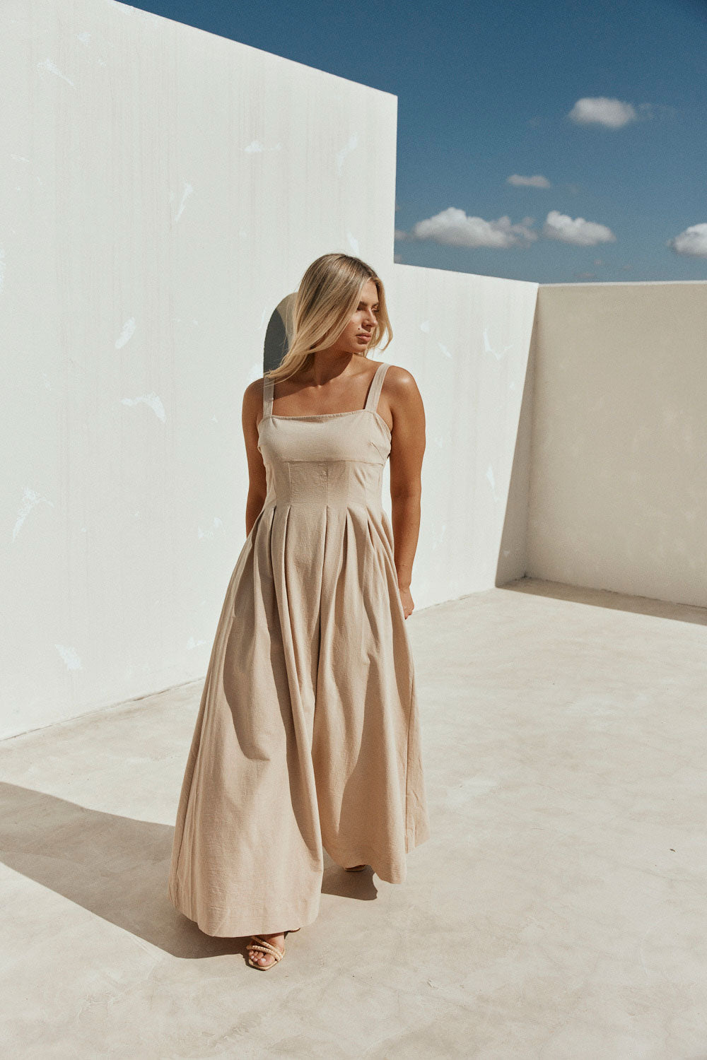 Flore Dress - Toffee