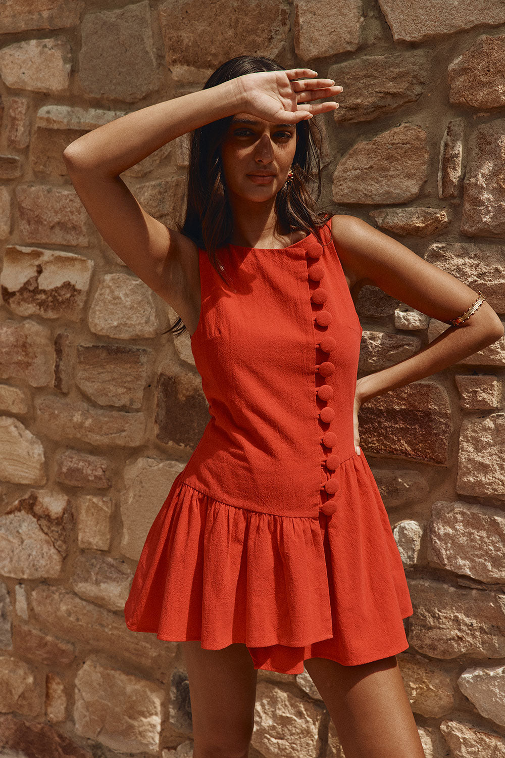 Alfresco Dress - Red