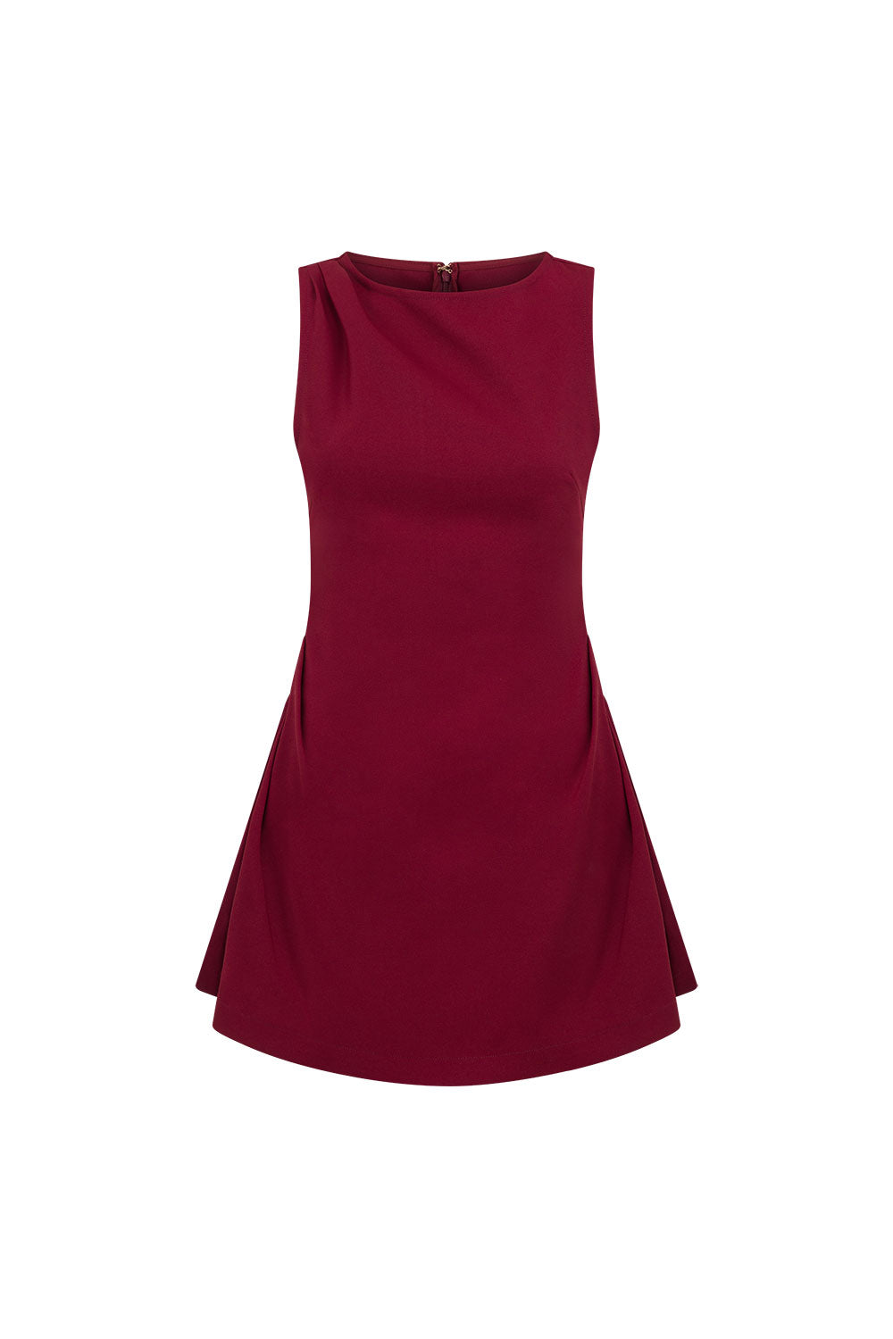 Camellia Dress - Burgundy