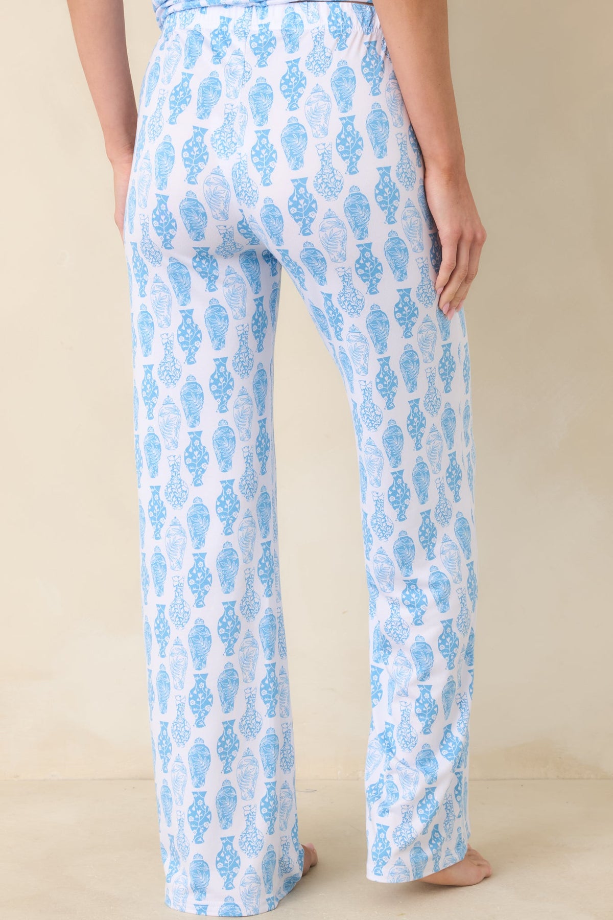 Chinoiserie Charm Blue & White Pajama Pants