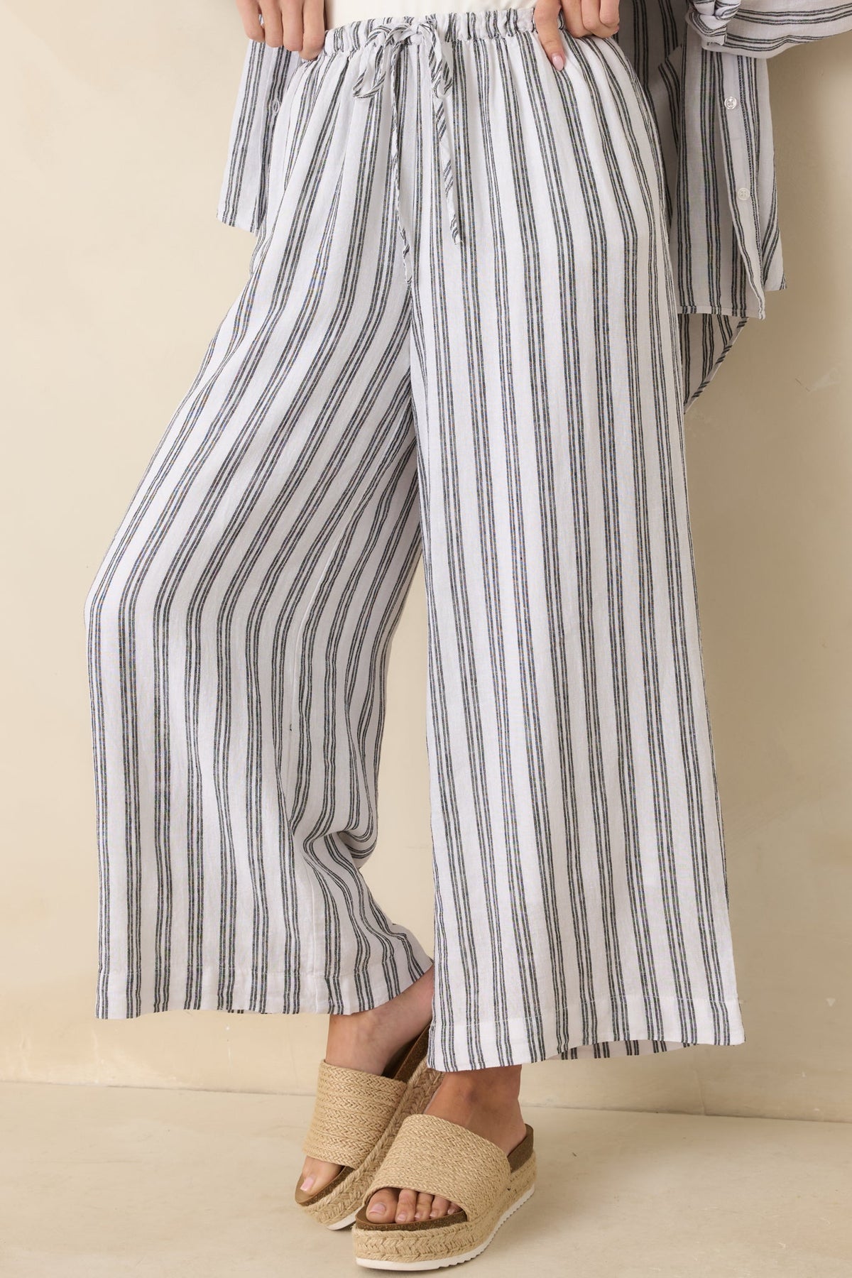 Z Supply The Perfect Black & White Stripe Pants
