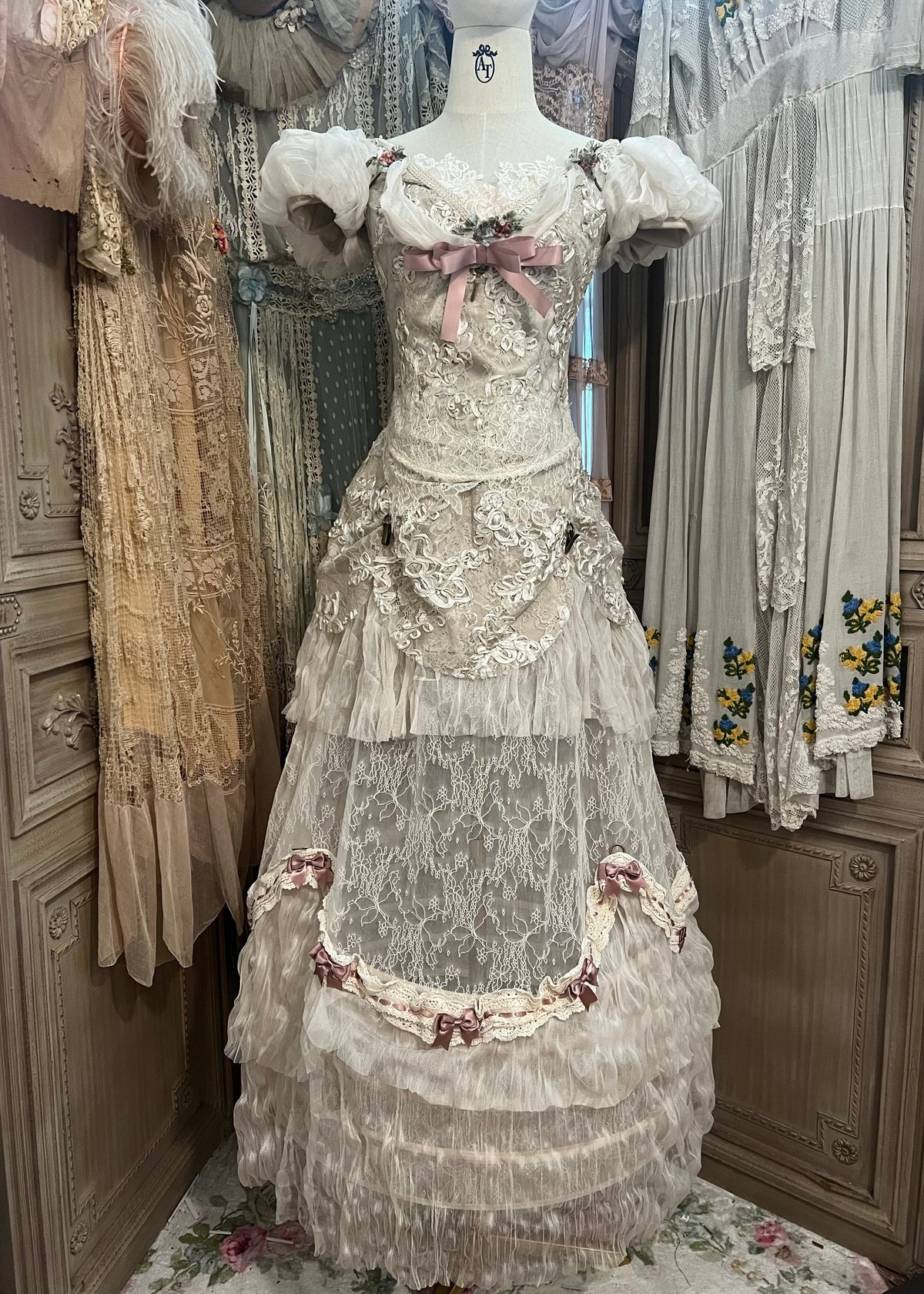 Edwardian dollette corset set