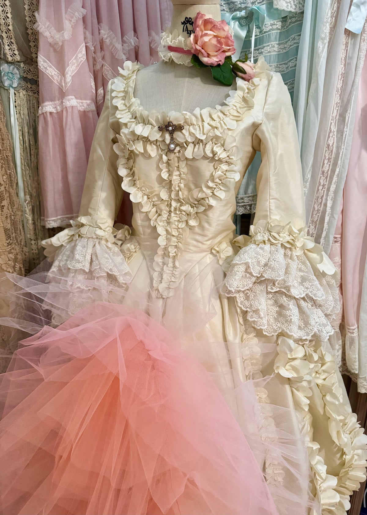 Let them eat cake gown 🎂🎀🦢