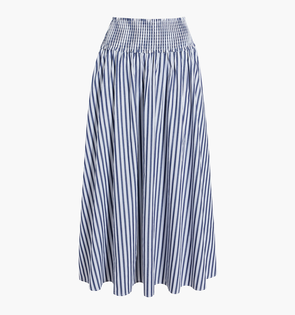 The Delphine Nap Skirt - Navy Stripe