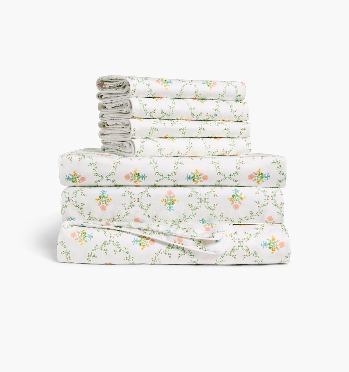 The Bed Set - Pastel Trellis