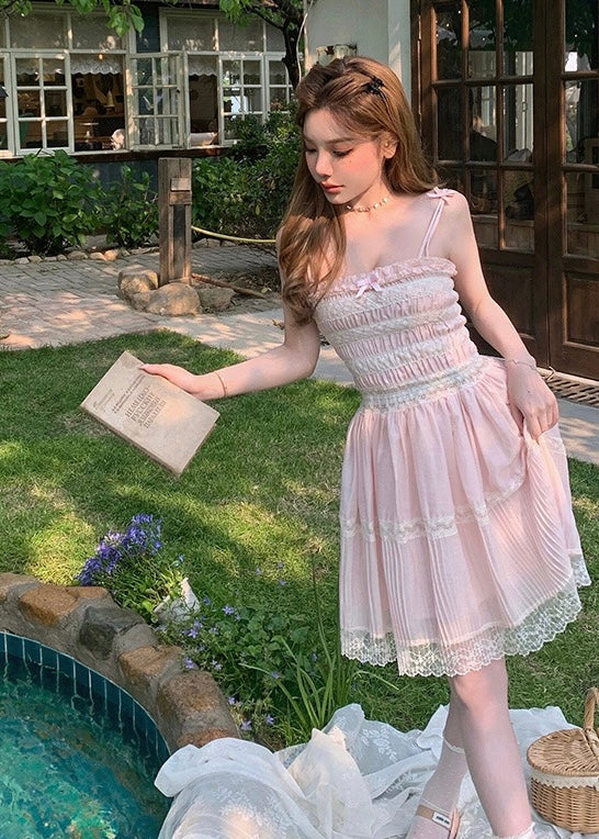 Pink maison dress