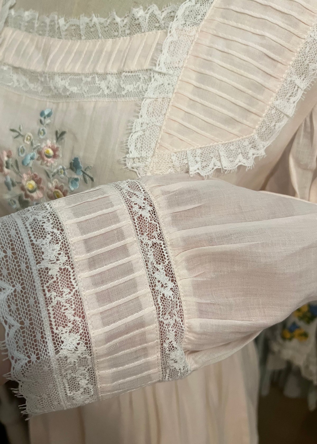 Embroidery love dress